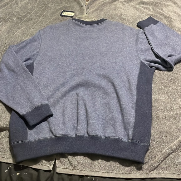Roundtree & York Outdoors NWT Men's Knit Pullover Sweater Charcoal Gray, Size L - Picture 5 of 10